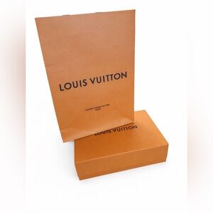 NEW - LV GIft box and bag 12” L × 9” W × 3” H